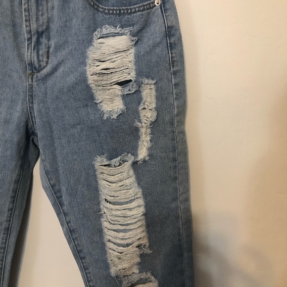 NEW - American Bazi - Distressed Ripped Jeans - Style # RJH-9004 - Large - Picture 7 of 10